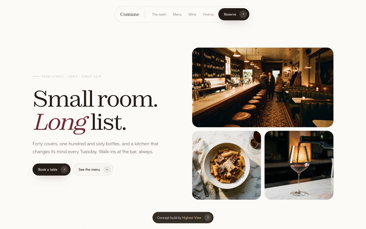 Comune — concept build